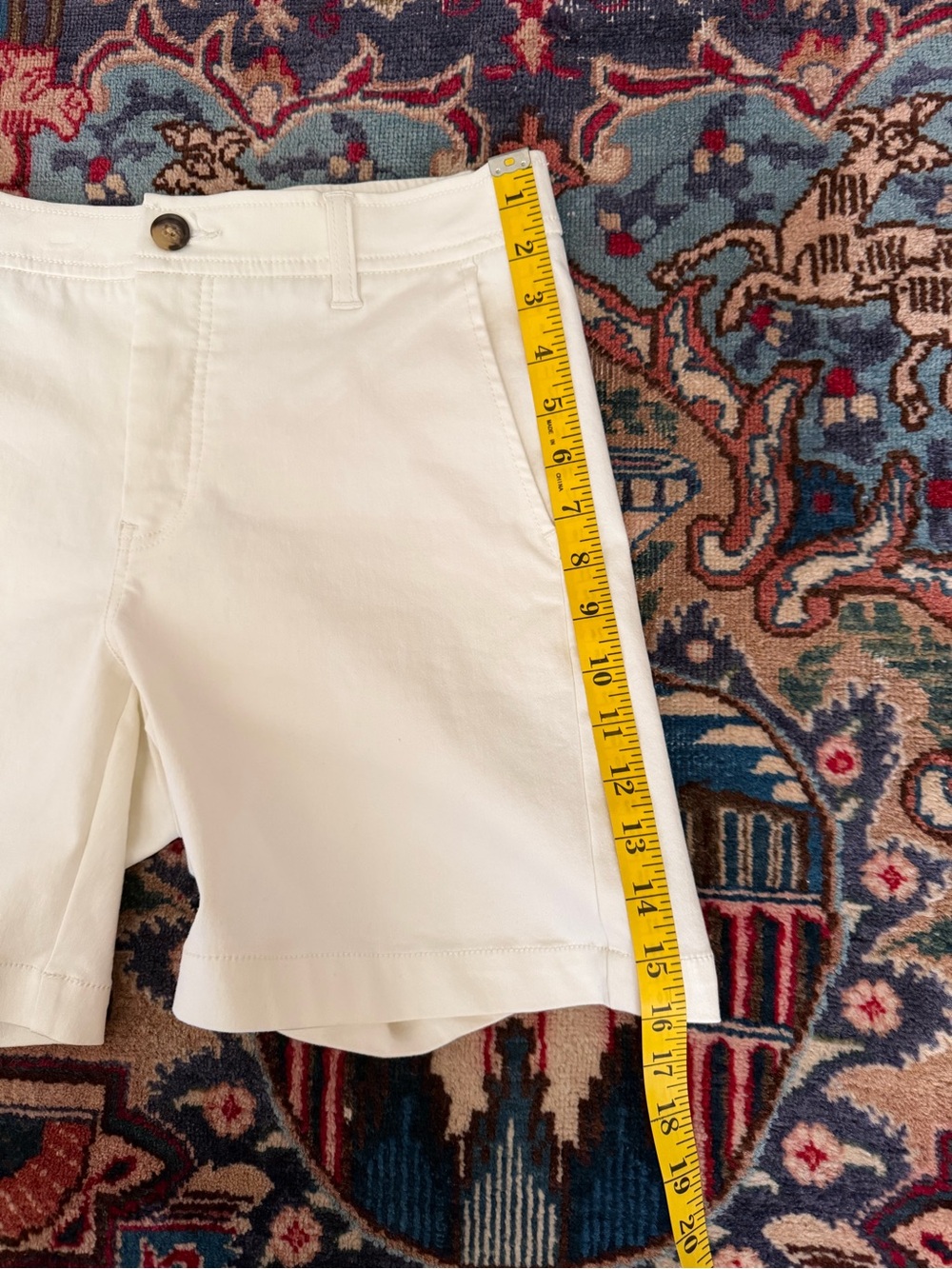 Market & Spruce White Cotton Bermuda Shorts Womens size 8 - Picture 4 of 6